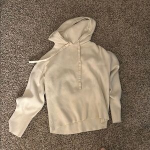 Women's Cream Hoodie Sweater